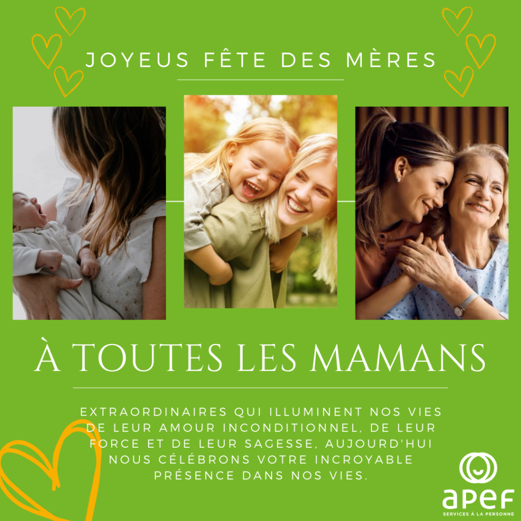 Post fête des mères 
Stage APEF