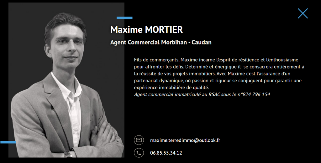 Maxime Mortier / Agent sur Caudan